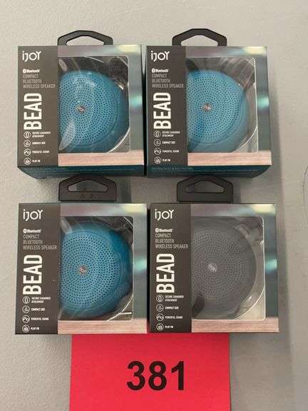 (4) IJOY BLUETOOTH SPEAKERS IN BOX