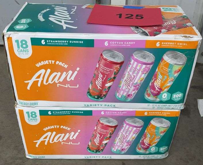 (2) BOXES OF ALANI NU ENERGY DRINKS