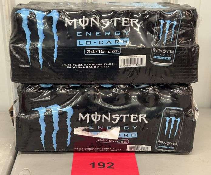 (2) PACKS OF MONSTER ENERGY DRINKS