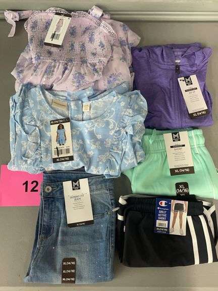 6PC GIRLS CLOTHING LOT SIZE 14/16