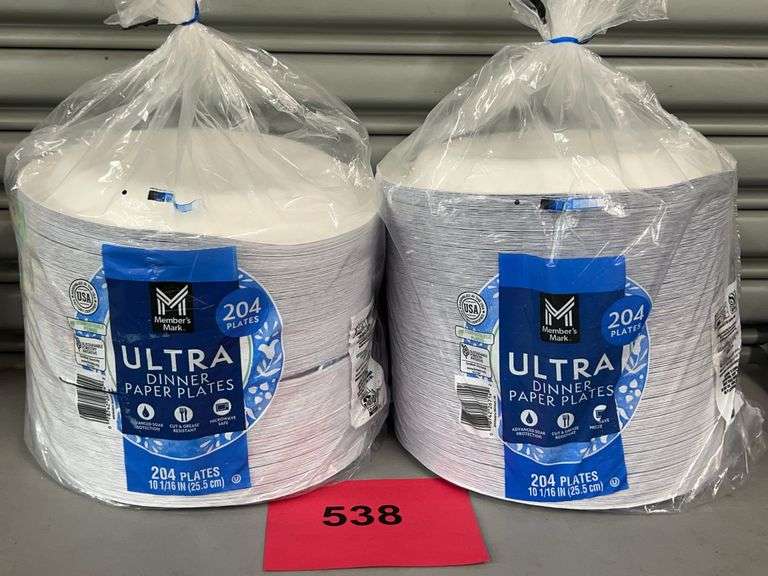 (2) PACKS OF PAPER PLATES