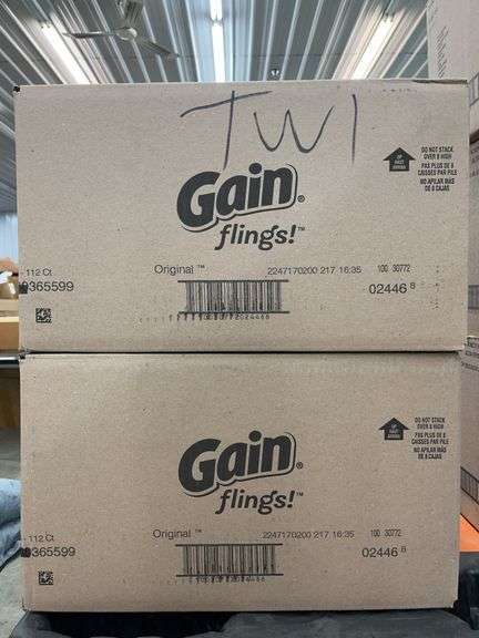 (2) BOXES OF GAIN FLINGS