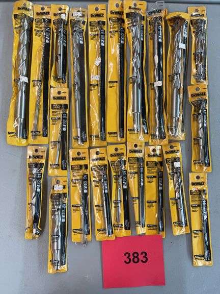 MISC LOT OF DEWALT DRILL BITS