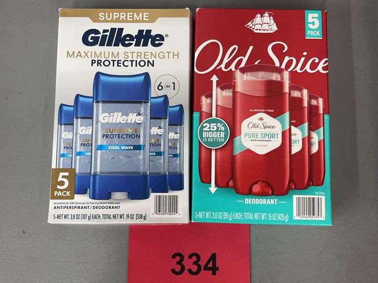 (2) BOXES OF DEODORANT