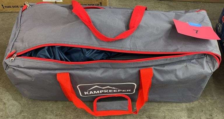 KAMPERKEEPER CAMP COT & AIR BED IN BAG - QUEEN