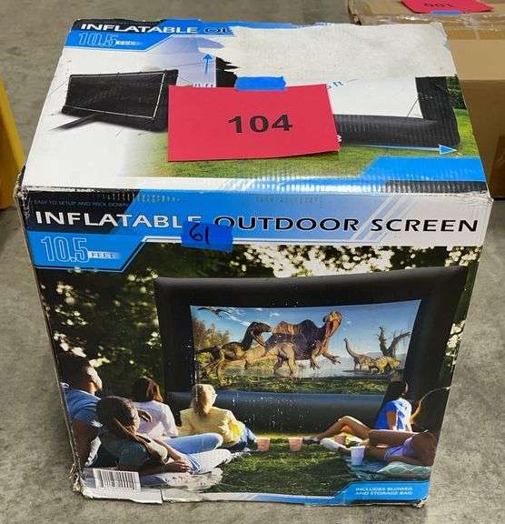 INFLATABLE OUTDOOR SCREEN IN BOX