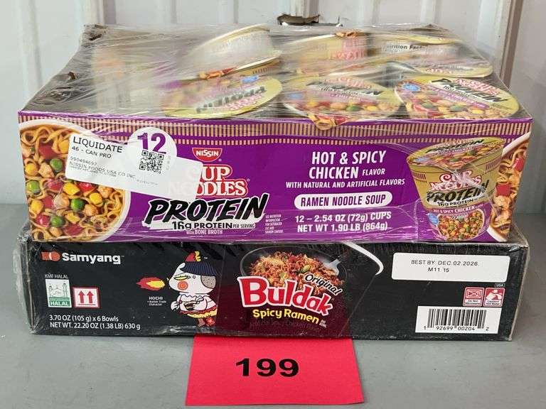 (2) PACKS OF NOODLES