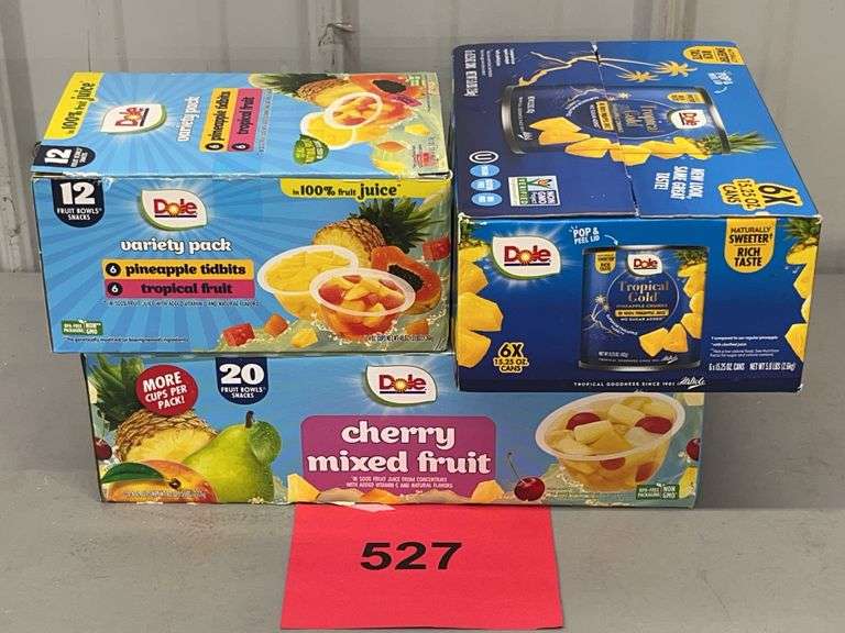 3PC DOLE FRUIT LOT