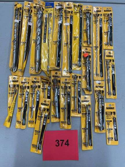 MISC LOT OF DEWALT DRILL BITS