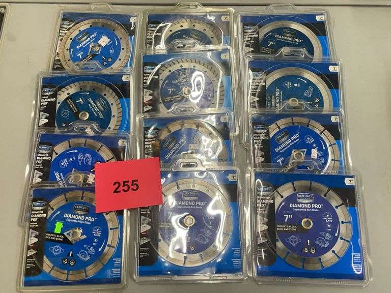 (12) CENTURY SAW BLADES