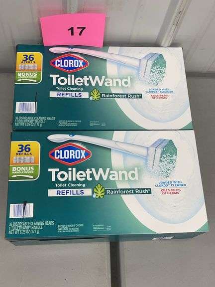(2) BOXES OF CLOROX TOILETWAND REFILLS