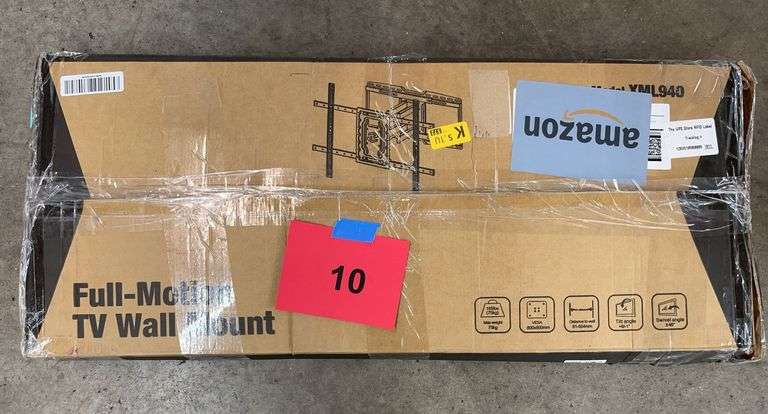 FULL MOTION TV WALL MOUNT IN BOX