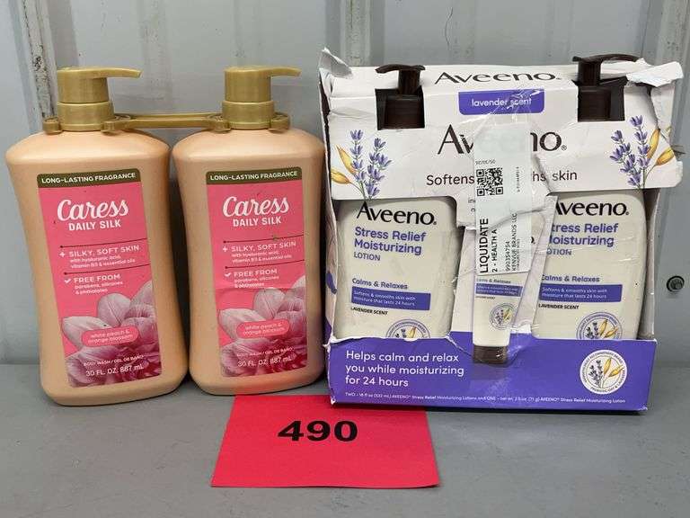 MISC HYGIENE LOT - CARESS & AVEENO