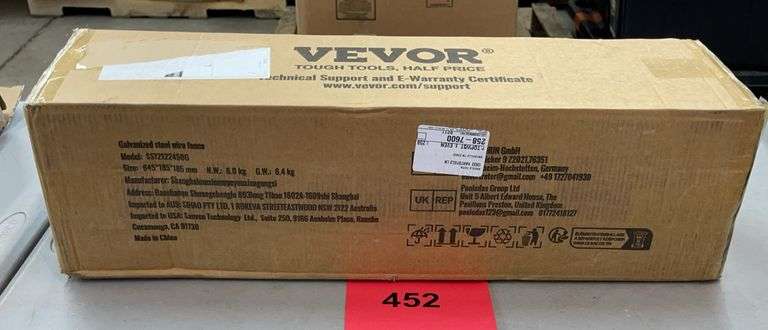 VEVOR GALVANIZED STEEL WIRE FENCE IN BOX