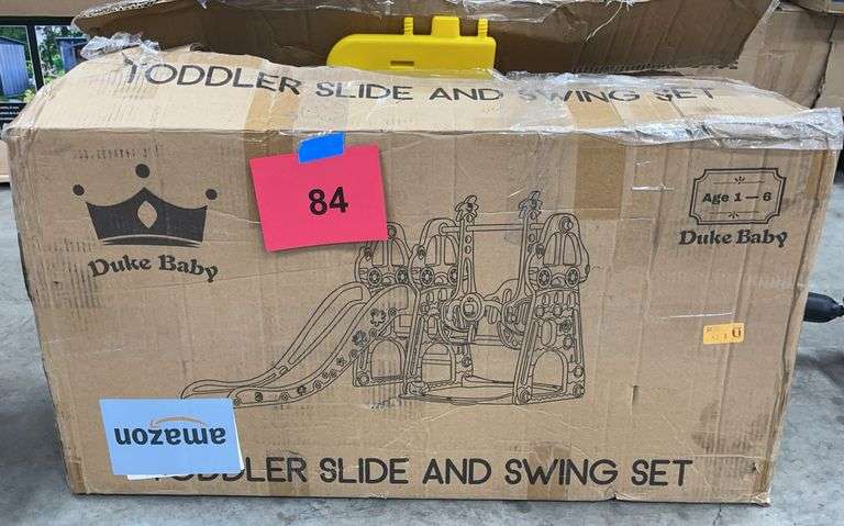TODDLER SLIDE & SWING IN BOX