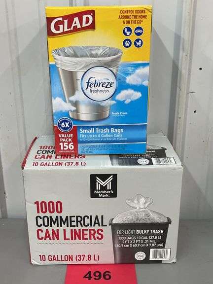(2) BOXES OF TRASH BAGS