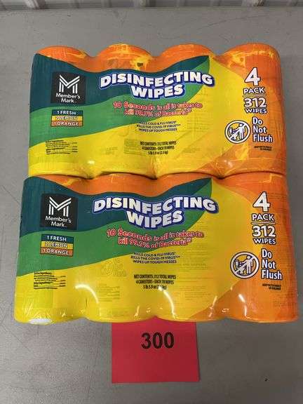 (2) PACKS OF DISINFECTING WIPES