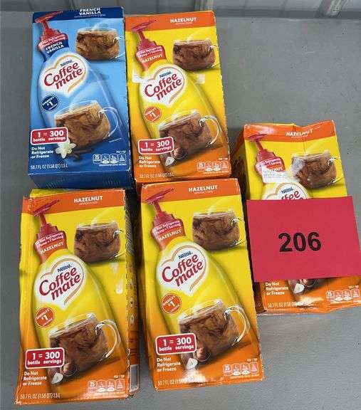 (5) BOXES OF COFFEE MATE CREAMER
