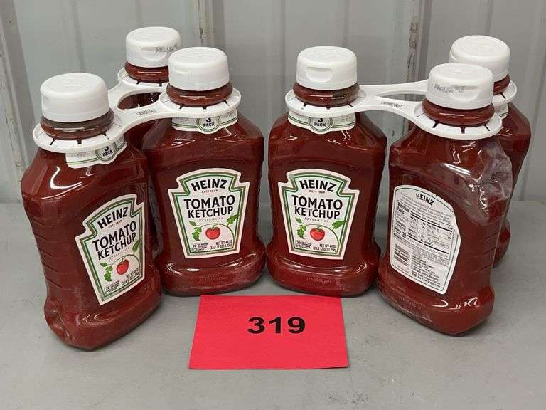 (6) BOTTLES OF HEINZ KETCHUP