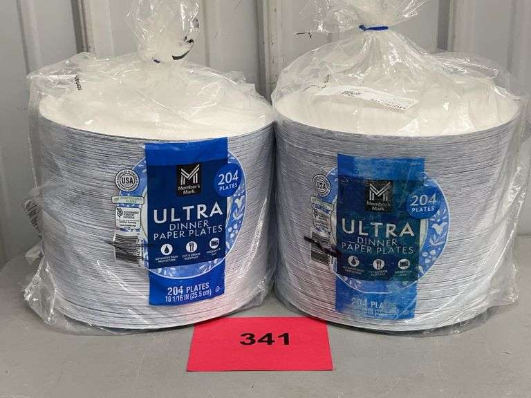 (2) PACKS OF PAPER PLATES