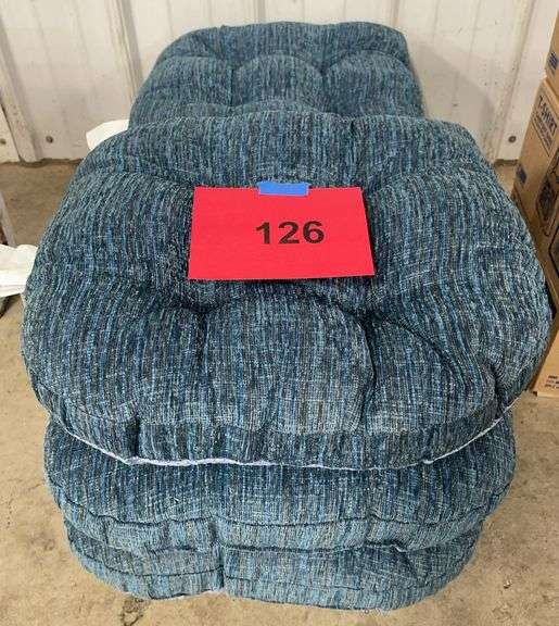 (6) FABRIC SEAT CUSHIONS