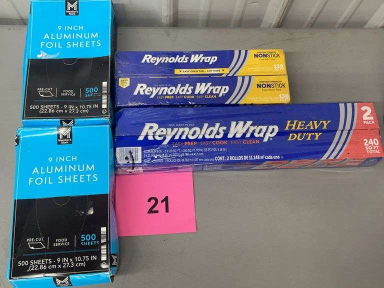 MISC FOIL LOT - SHEETS & WRAP