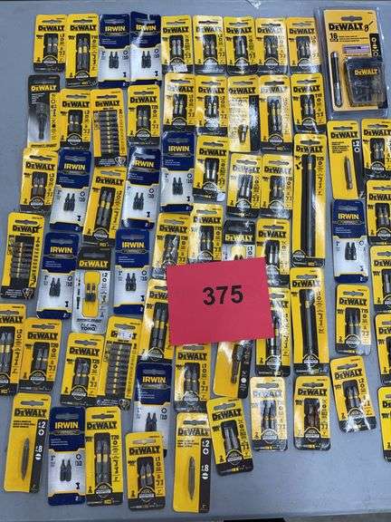 MISC LOT OF DEWALT DRILL BITS
