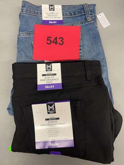 (2) MENS PANTS SIZE 36X34