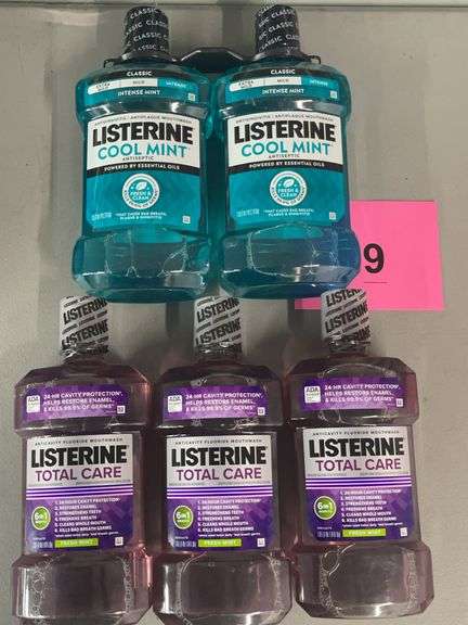 (5) BOTTLES OF LISTERINE MOUTHWASH