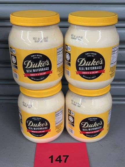(4) JARS OF DUKES MAYO
