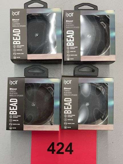 (4) IJOY BEAD BLUETOOTH SPEAKERS IN BOX