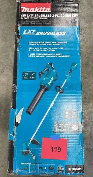 MAKITA 18V LXT BRUSHLESS 2PC COMBO KIT IN BOX