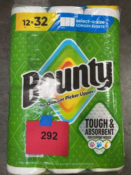 PACK OF BOUNTY PAPER TOWELS