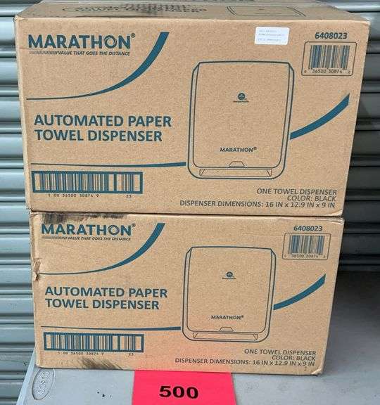 (2) MARATHON TOWEL DISPENSERS IN BOX
