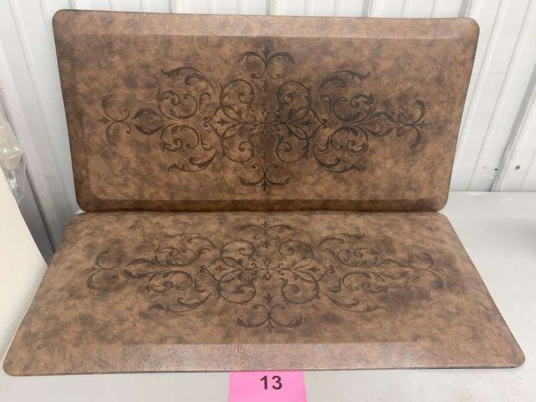 (2) ANTI FATIGUE KITCHEN MATS