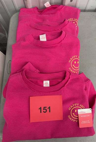 (3) WOMENS CREWNECKS SIZE LARGE