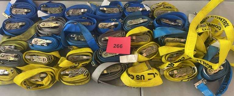 (32) PRE-OWNED RATCHET STRAPS