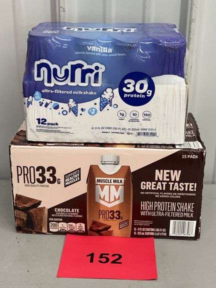(2) PACKS OF PROTEIN SHAKES