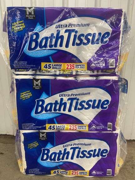 (3) PACKS OF TOILET PAPER