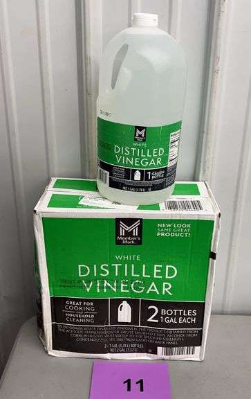 (3) JUGS OF DISTILLED VINEGAR