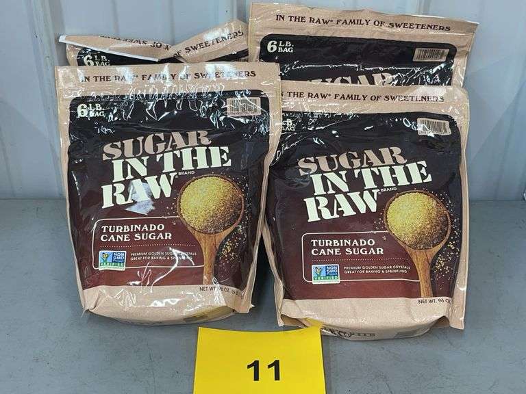 (2) BAGS OF SUGAR IN THE RAW