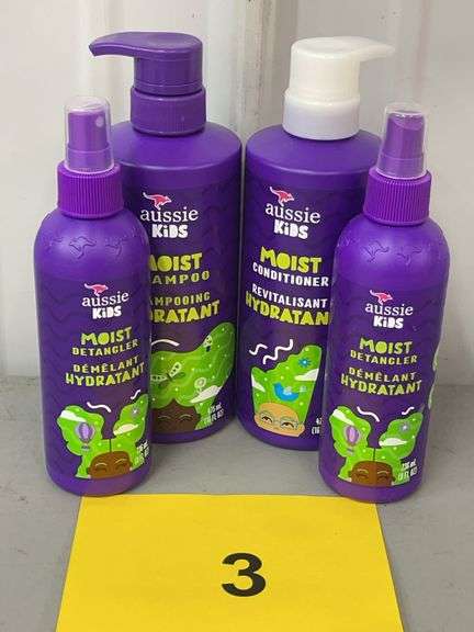 (4) BOTTLES OF AUSSIE KIDS HAIR CARE