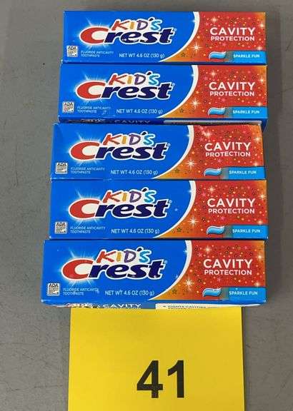 (5) CREST KIDS TOOTHPASTE