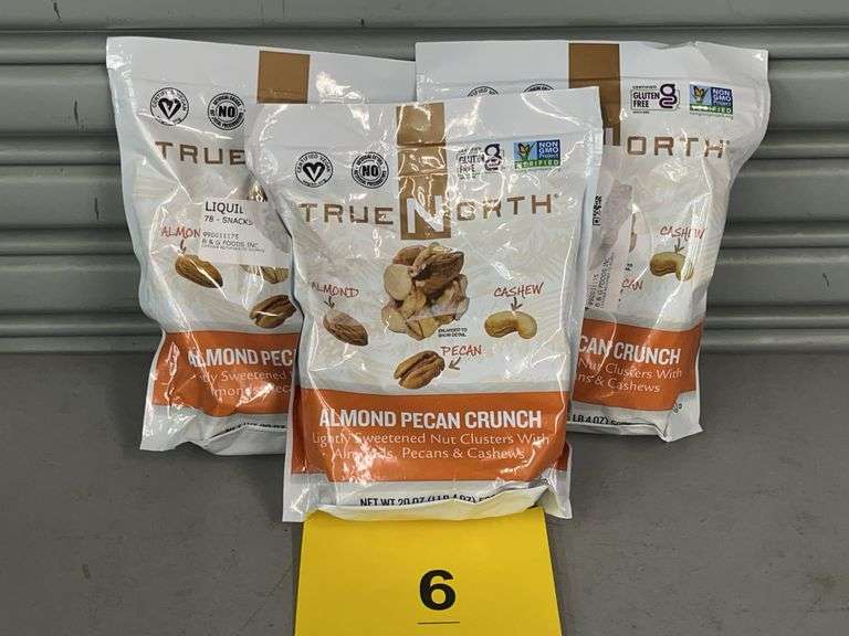 (3) BAGS OF TRUE NORTH ALMOND PECAN CRUNCH