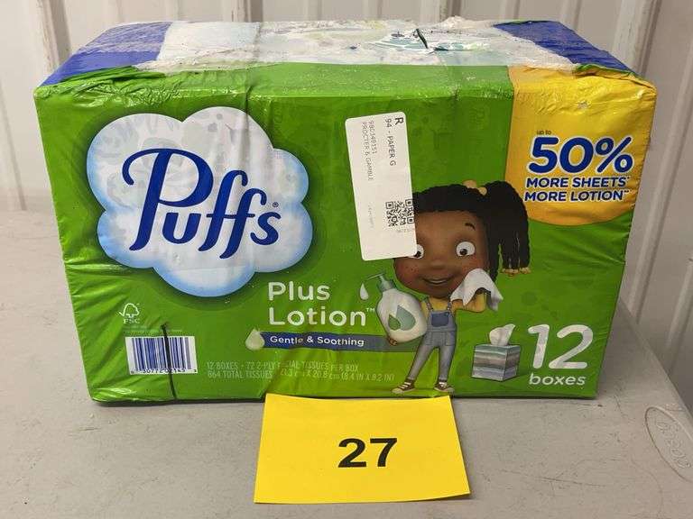 PACK OF PUFFS PLUS LOTION TISSUES