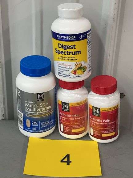 (5) BOTTLES OF MEDICINE/SUPPLEMENTS