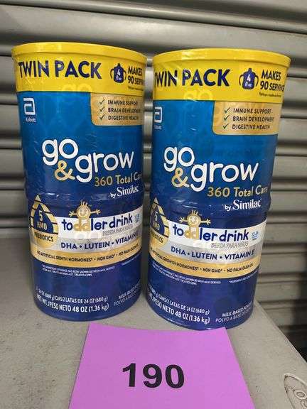(2) TWIN PACKS OF SIMILAC 360 TOTAL CARE TODDLER DRINK