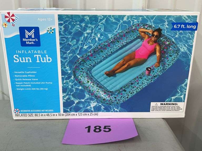 INFLATABLE SUN TUB IN BOX
