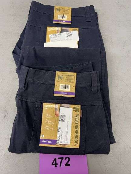 (2) PAIRS OF WP MENS PANTS SIZE 36X30