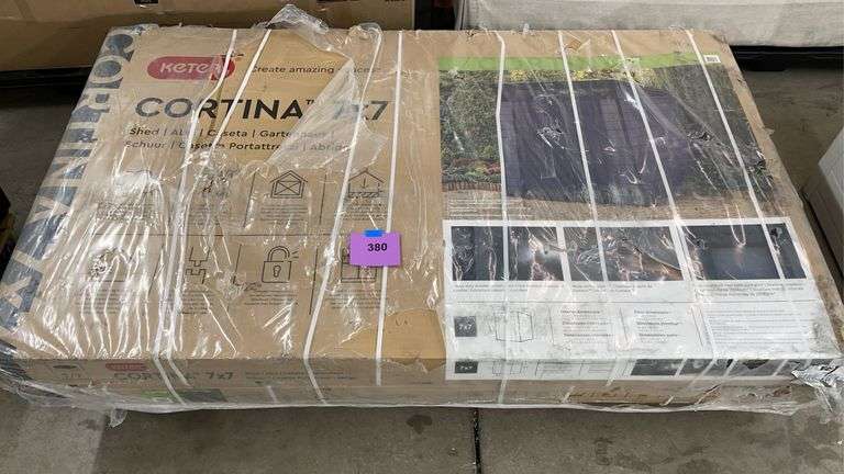 KETER CORTINA 7FT X 7FT SHED IN BOXES